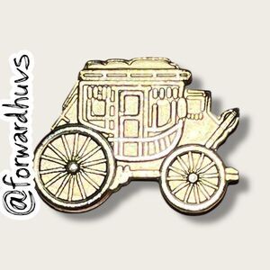 Bundle Sale 3 for $15 | Stagecoach Lapel Pin – Vintage Carriage Design